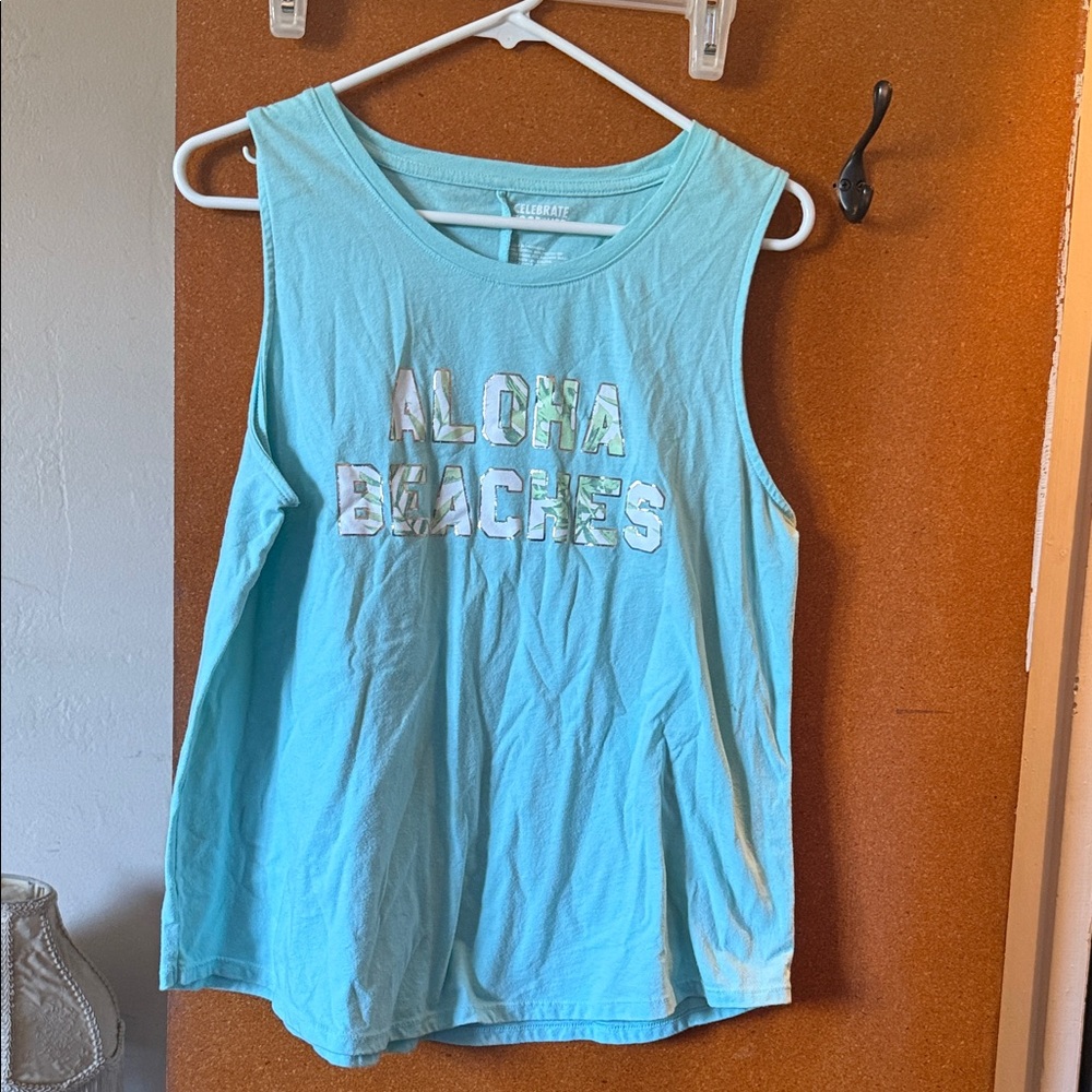 A.L.C. Sky Blue Sleeveless Tee